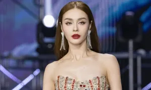 MLee thắng trình diễn đầm dạ hội tại Miss Universe Vietnam